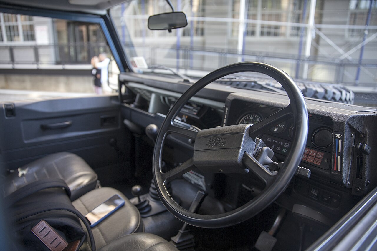 Land Rover Defender — interior, dashboard and cabin