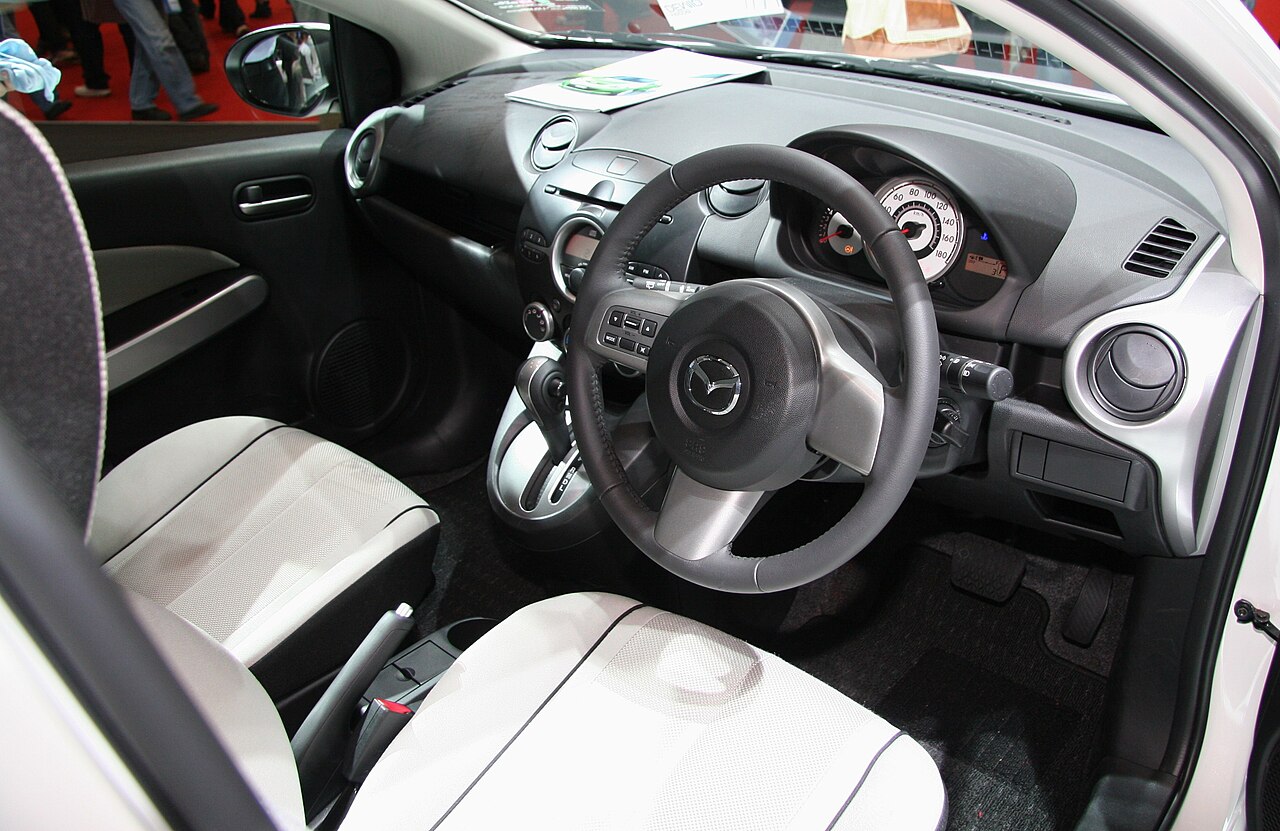 2019 Mazda Demio — interior, dashboard and cabin