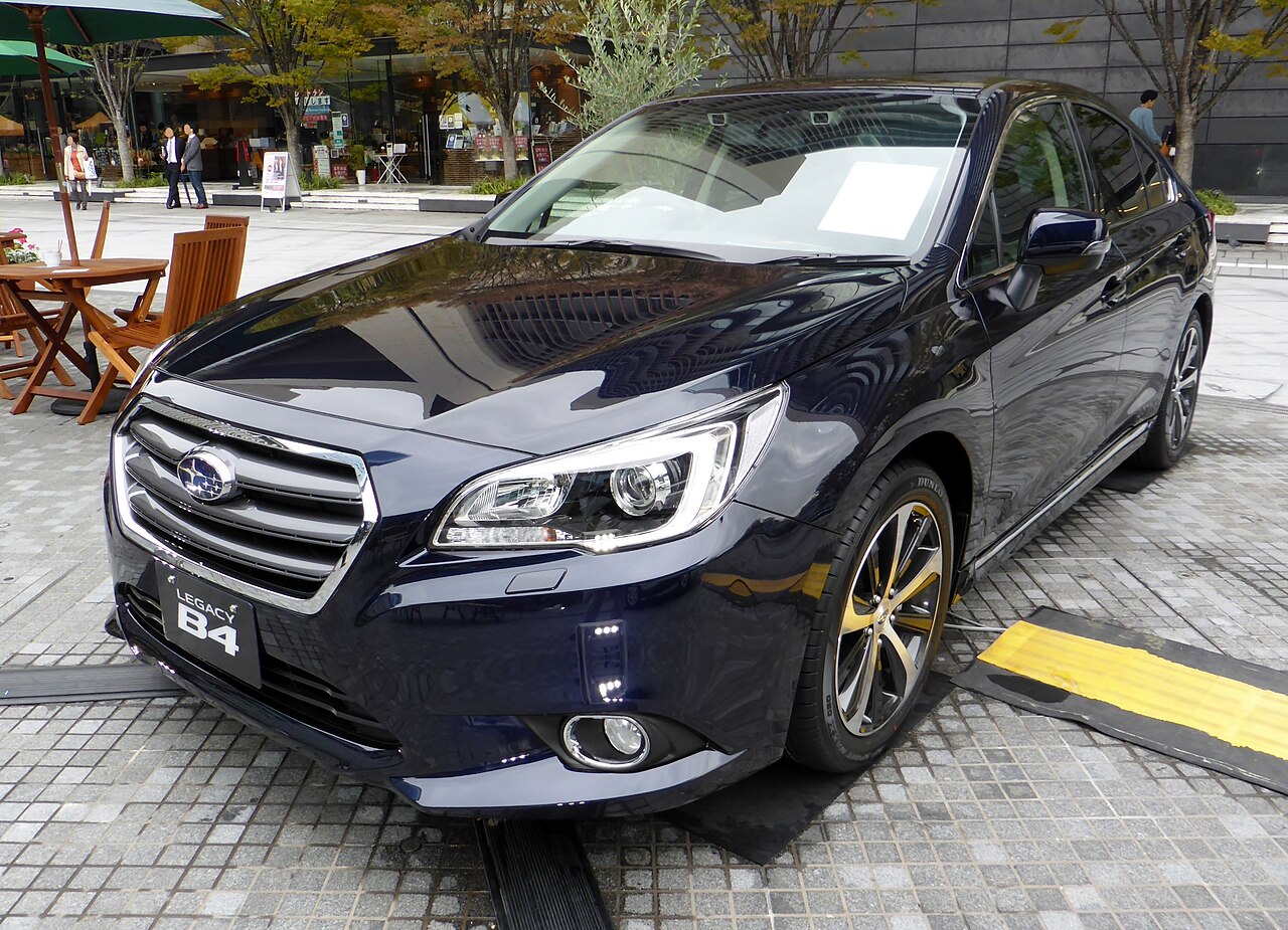 Subaru Legacy — front three-quarter exterior view