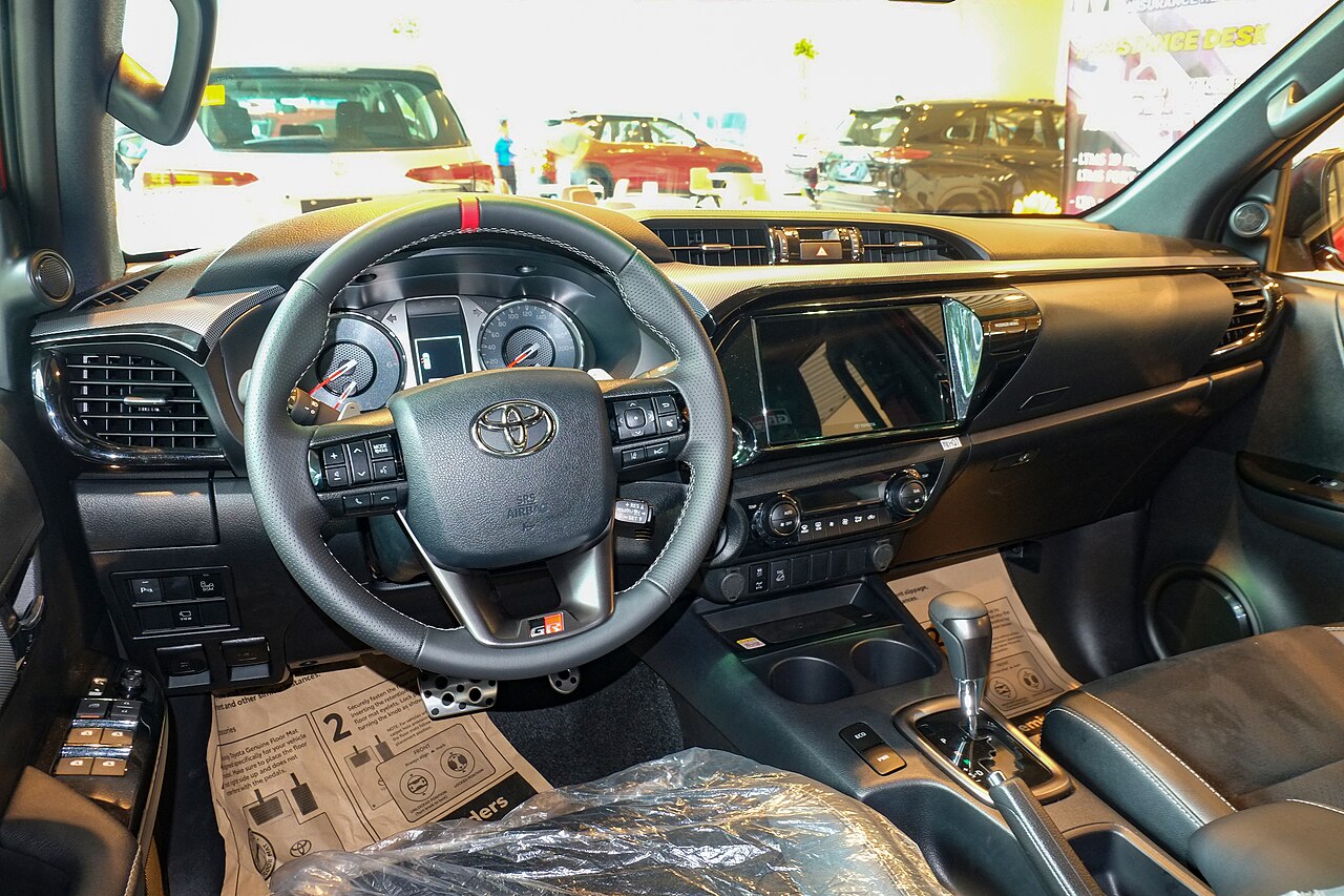 2021 Toyota Hilux Double Cab — interior, dashboard and cabin